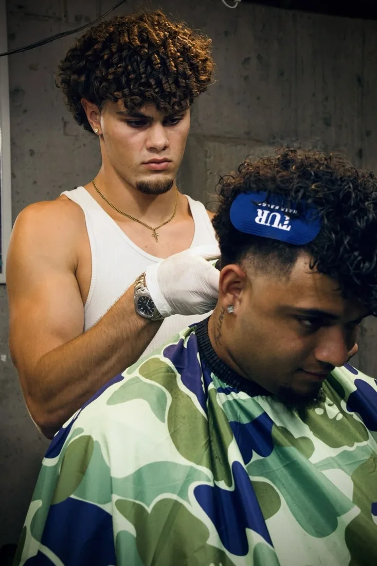 Ryan, barber and owner of Blessed by RB