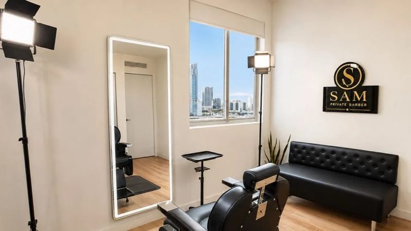 SAM Private Barber Miami business photograph