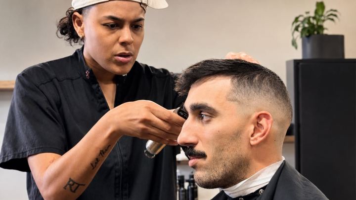 Barber Jas business photograph